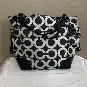 Peyton Op Art Signature Shoulder Bag #14573